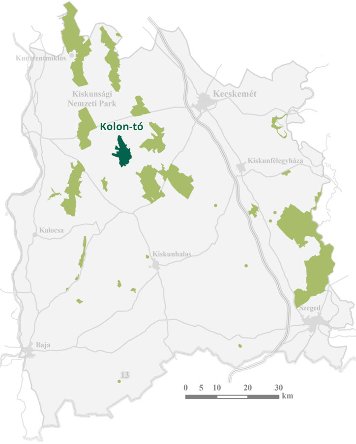 map of Lake Kolon