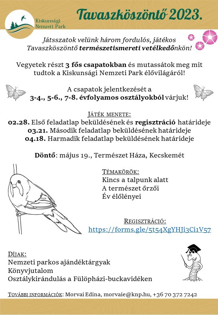 Tavaszköszöntő vetélkedő